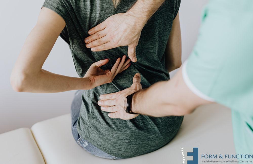 Person receiving physiotherapy in Markham at Form & Function Wellness Clinic