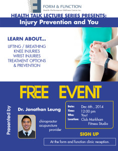 Injury Prevention - club markham